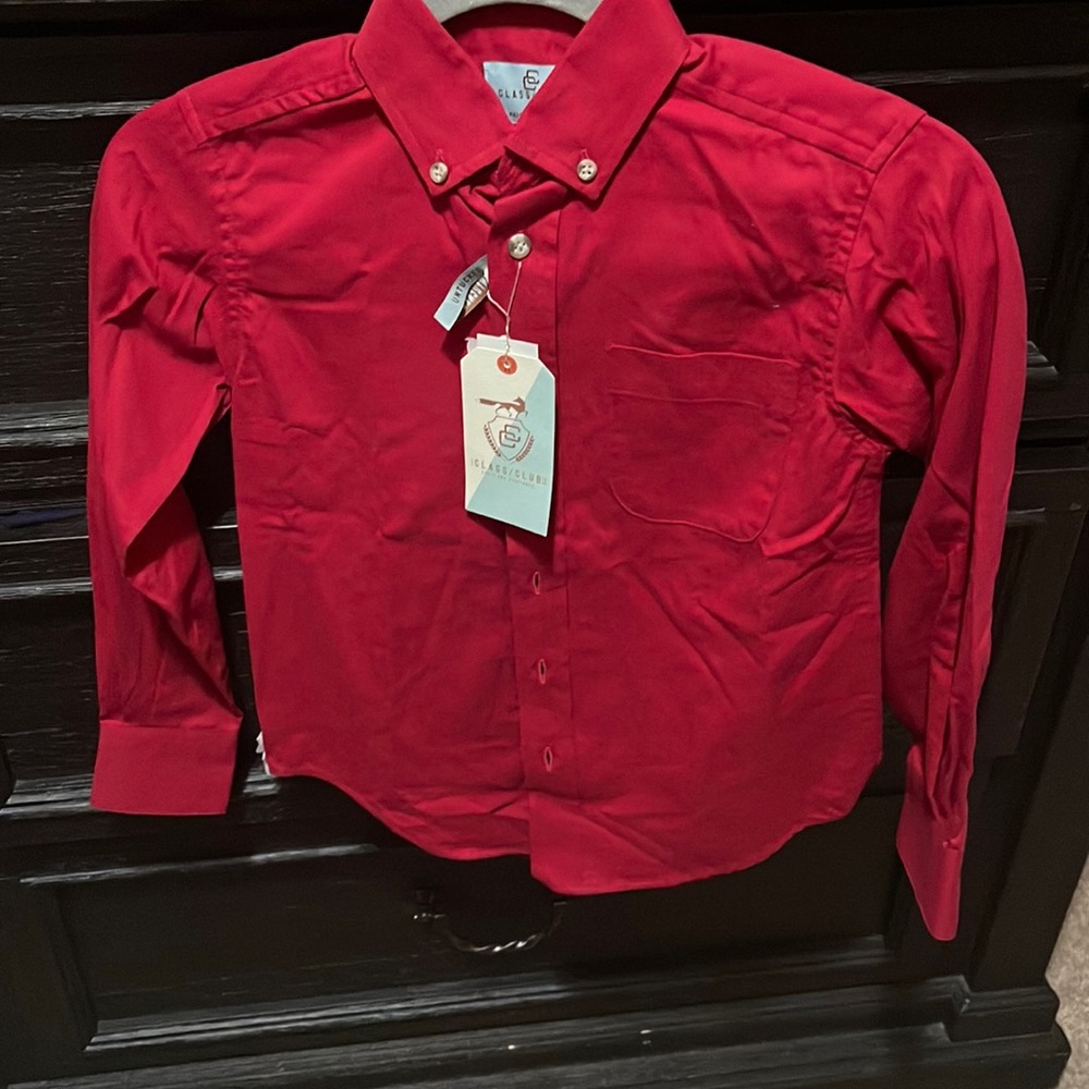Boys classic club dress shirt